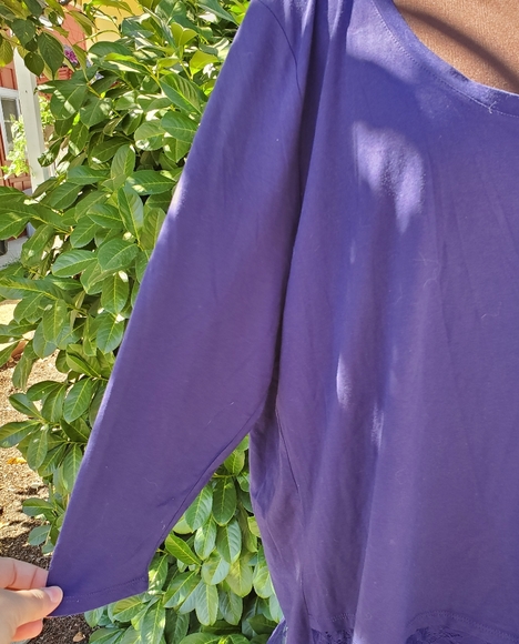 LANE BRYANT PURPLE TOP SIZE 26/28 - Picture 5 of 7